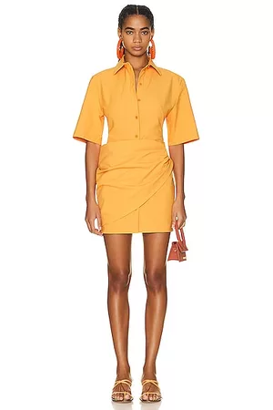 Jacquemus Women Party Dresses - La Robe Camisa in Orange