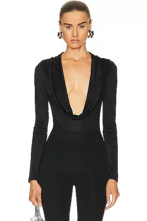 VERSACE Women Bodies - Jersey Bodysuit in Black