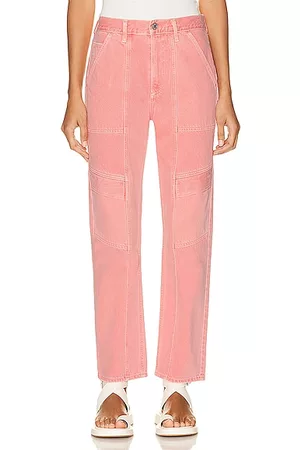 AGOLDE Women Vintage T-Shirts - Cooper Cargo in Pink
