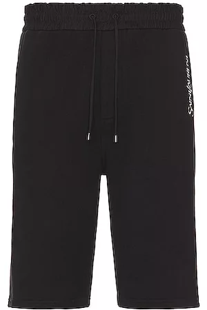 Saint Laurent Men Bermudas - Large Bermuda Shorts in Black