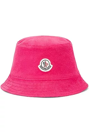 Moncler Women Hats - Terry Bucket Hat in Pink