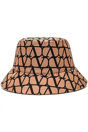 VALENTINO GARAVANI Women Hats - Toile Icongraphe Bucket Hat in Tan