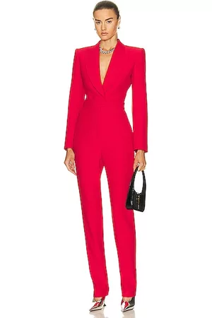 Alexander McQueen Women Jumpsuits - All in One Jumpsuit in Red