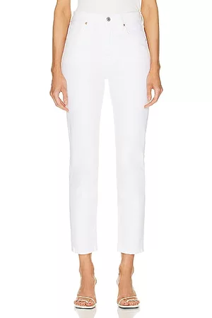 Citizens of Humanity Women Jeans - Isola Straight Crop in White