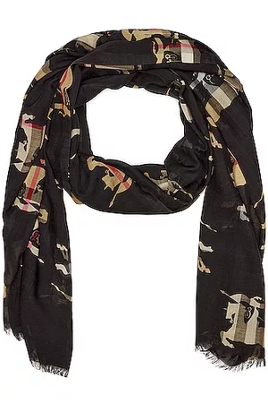 Burberry Women Scarves - Check Scarf in Black
