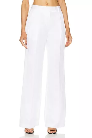 Helmut Lang Women Pants - Pleated Pant in White