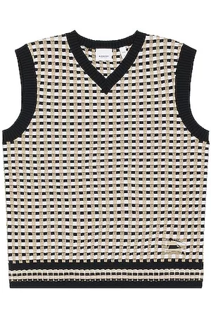 Burberry Men Tank Tops - Elijah Knit Vest in Beige