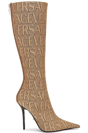 Versace crotch clearance high boots