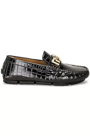 Walter Van Beirendonck Woolf metallic-finish Leather Loafers - Farfetch