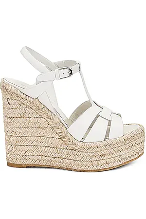 tribute espadrilles wedge in smooth leather