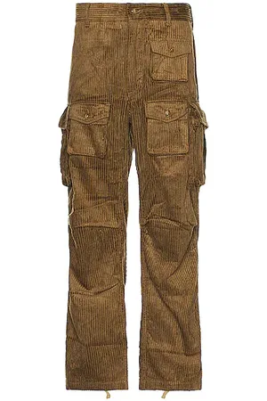 Tan Bellows Pockets Cargo Pants by Engineered Garments on Sale