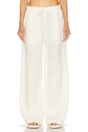 Acne Studios Wide Leg Trouser in White