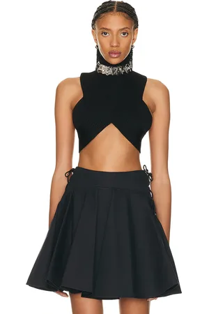 Alaïa Circular Top in Black