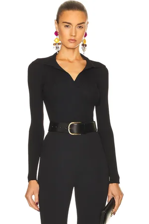 Saint Laurent V-Neck Sweater in Black
