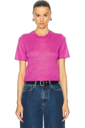 Guest In Residence Featherweight Crop Tee in