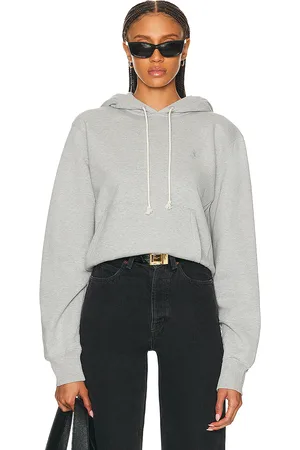 Saint Laurent Hoodie Champion Sweatshirt in Grey