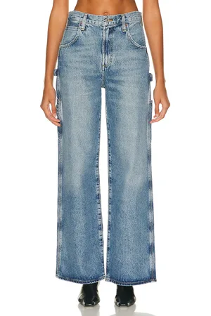 AGOLDE Magda Denim Carpenter in Denim-Light