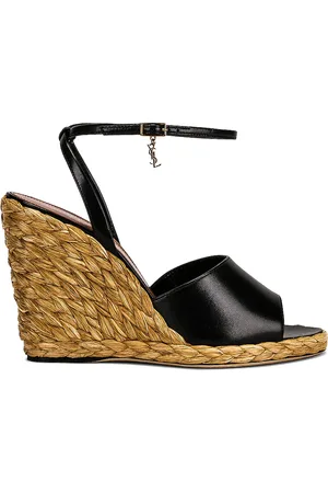 Saint Laurent Paloma Sandals in Black