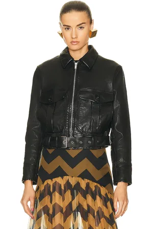 Saint Laurent Aviator Jacket in Black