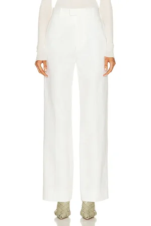 Bottega Veneta Wide Leg Pant in White