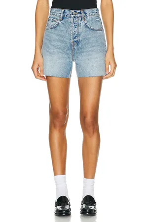 GRLFRND Jules Vintage Cut Off Short in Blue