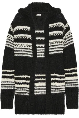 Saint Laurent Baja Classic Cardigan in Black