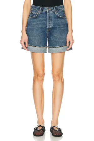 AGOLDE Dame Short in Denim-Medium