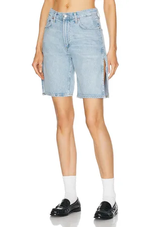 AGOLDE Vida High Rise Relaxed Straight in Denim-Light