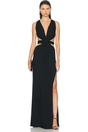 SID NEIGUM 4 Way V-neck Knot Dress in