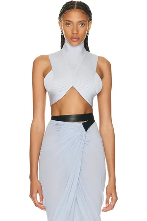 Alaïa Circular Top in Baby Blue