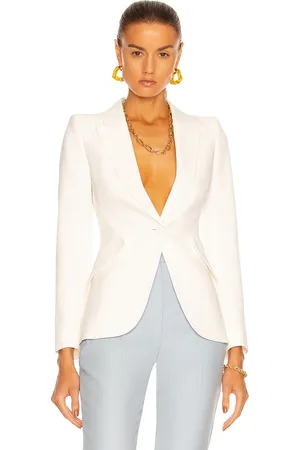 Alexander McQueen Tailored Jacket in White