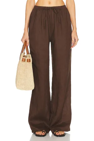 AEXAE Linen Drawstring Trouser in