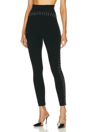 Alaïa Embroidered Legging in Black