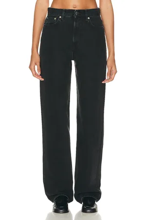 Loulou de Saison Samur Denim Pant in Denim-Dark