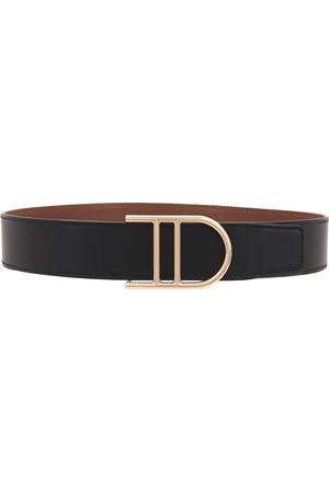 GABRIELA HEARST Reversible Neala Belt in Black