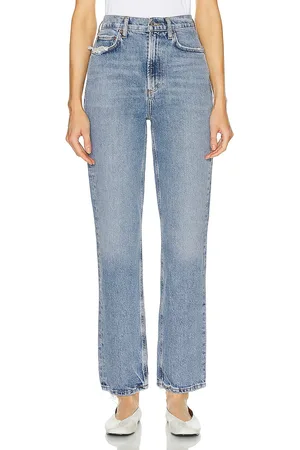 AGOLDE High Rise Stovepipe in Denim-Light