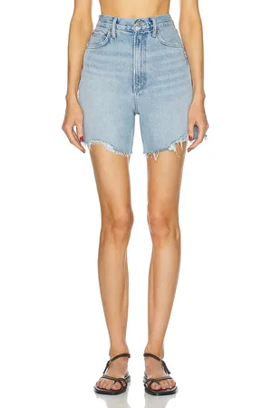 AGOLDE Stella Short in Denim-Light