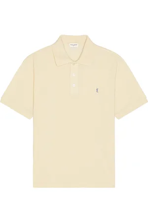 Saint Laurent New Polo in Cream