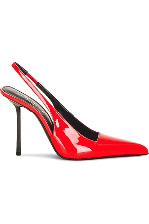 Saint Laurent Paloma Slingback Pump in Coral