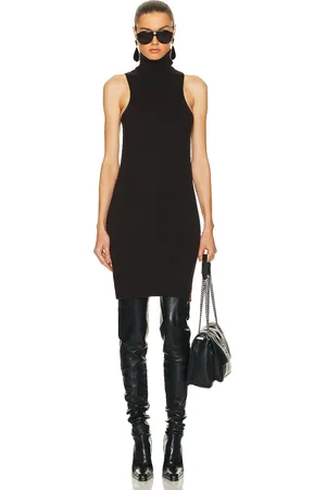 Saint Laurent Knit Dress in Brown