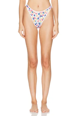 Heavy Manners Full Bikini Bottom in White