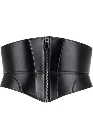 Alaïa Large Zip Bustier Belt in Black