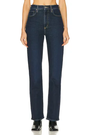 AGOLDE High Rise Stovepipe in Denim-Dark