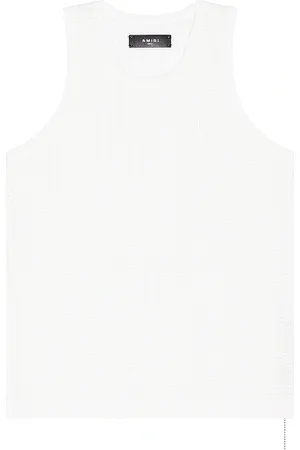 AMIRI Waffle Stitch Tank in Brown