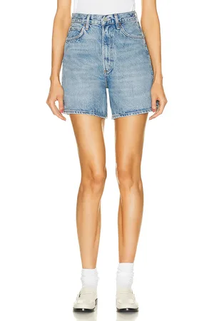 AGOLDE Stella Short in Denim-Medium
