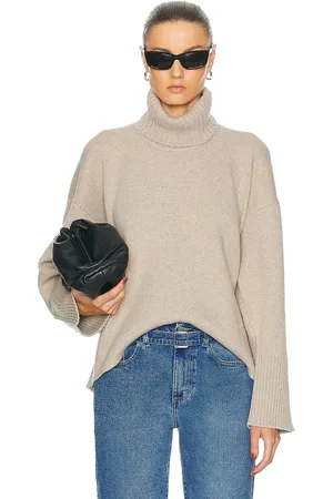 Proenza Schouler Sandra Turtleneck Sweater in Beige
