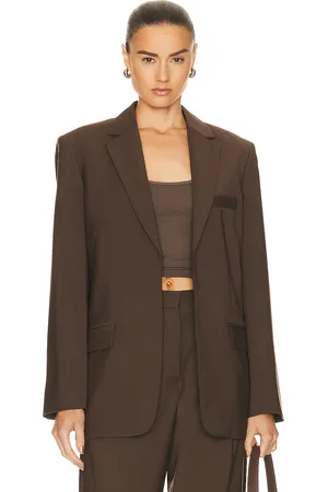 MATTEAU Relaxed Tailored Blazer in Brown
