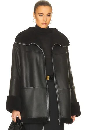 Totême Signature Shearling Jacket in