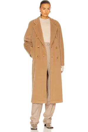 Max Mara Madame Coat in Tan