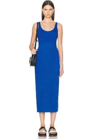 GABRIELA HEARST Girard Dress in Blue